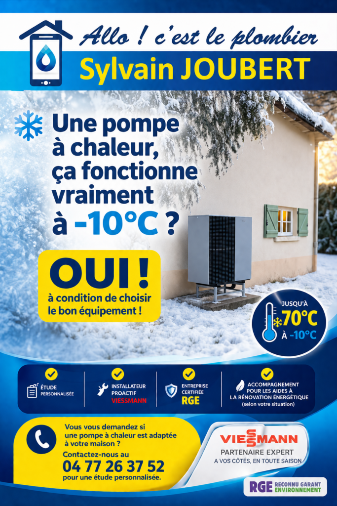 Une pompe à chaleur, ça fonctionne vraiment quand il fait -10°C